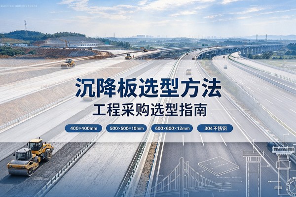 恭城沉降板选择方法