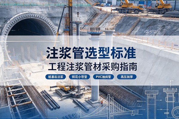 恭城注浆管选型标准