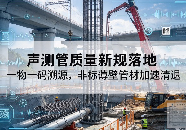 恭城声测管质量新规落地，一物一码溯源，非标薄壁管材加速清退