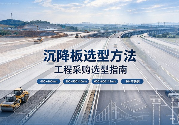 恭城沉降板选择方法